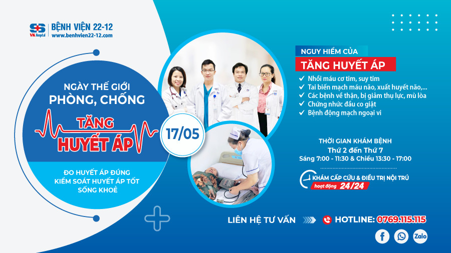 Bệnh viện 22-12 | Ngày tăng huyết áp thế giới