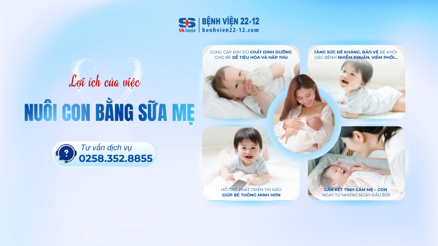 Lợi ích của việc nuôi con bằng sữa mẹ
