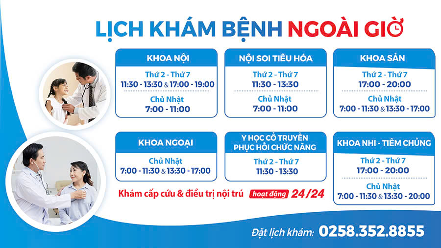 Khám Ngoài Giờ Bệnh viện 22-12