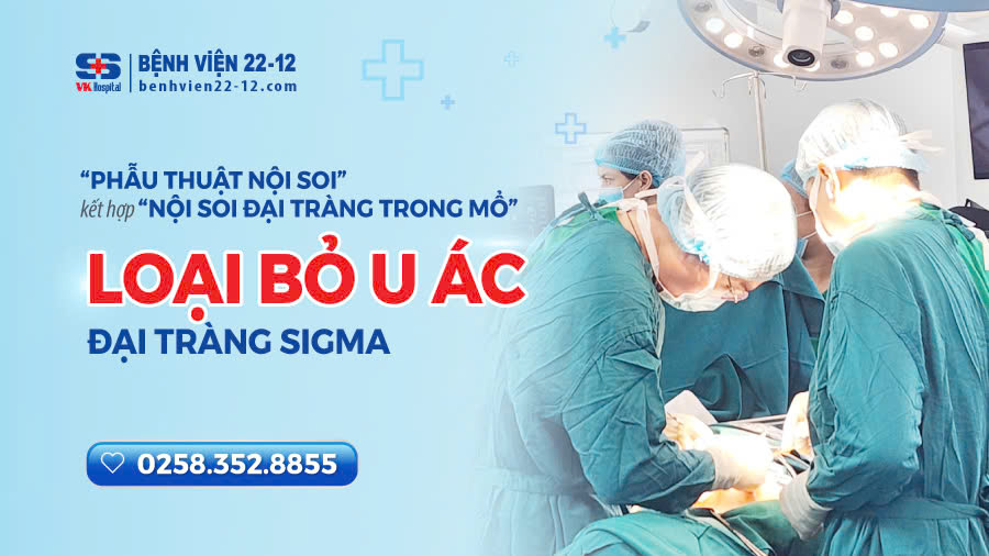 Bệnh viện 22-12 | Loại bỏ u ác đại tràng sigma Bệnh viện 22-12 | Loại bỏ u ác đại tràng sigma