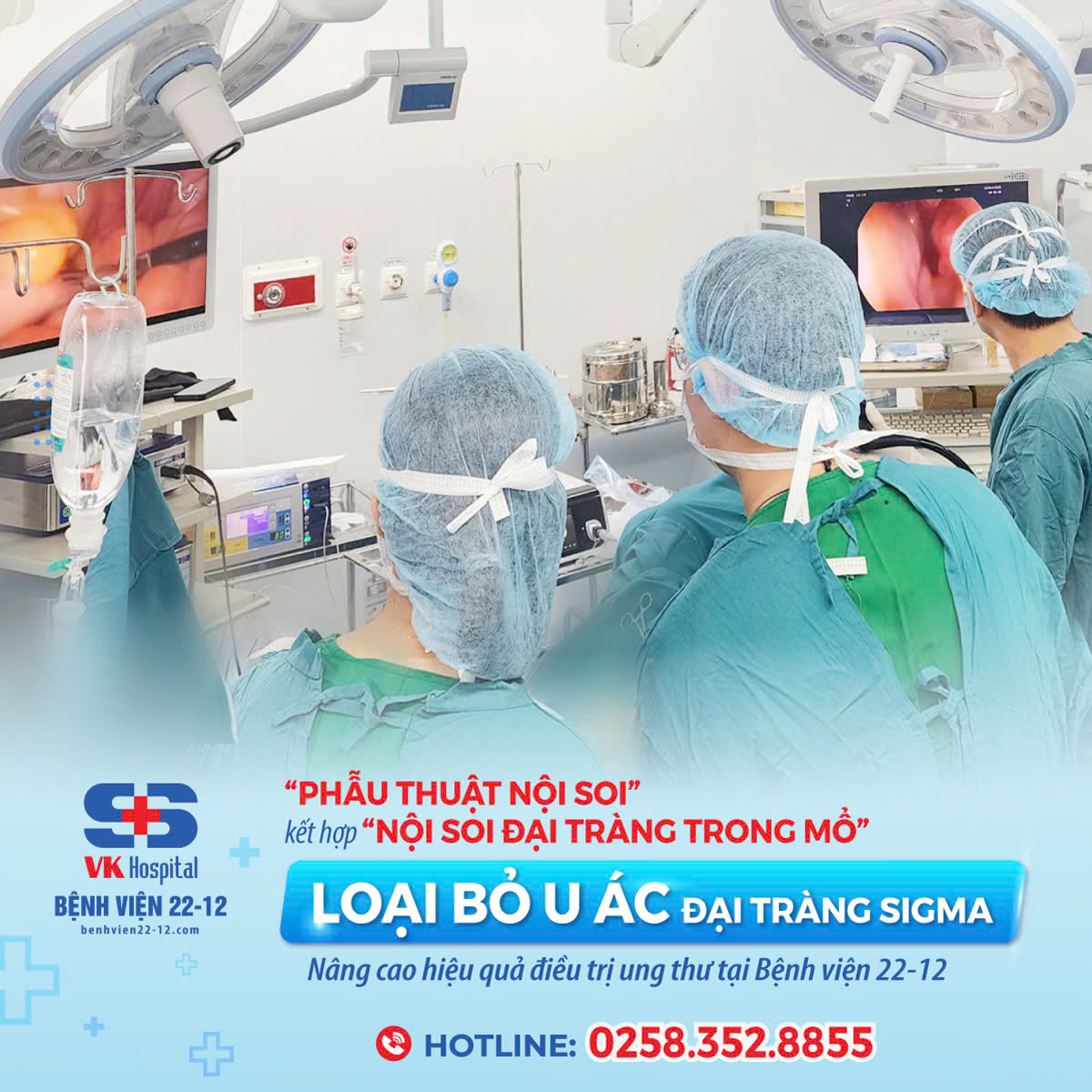 Bệnh viện 22-12 | Loại bỏ u ác đại tràng sigma Bệnh viện 22-12 | Loại bỏ u ác đại tràng sigma