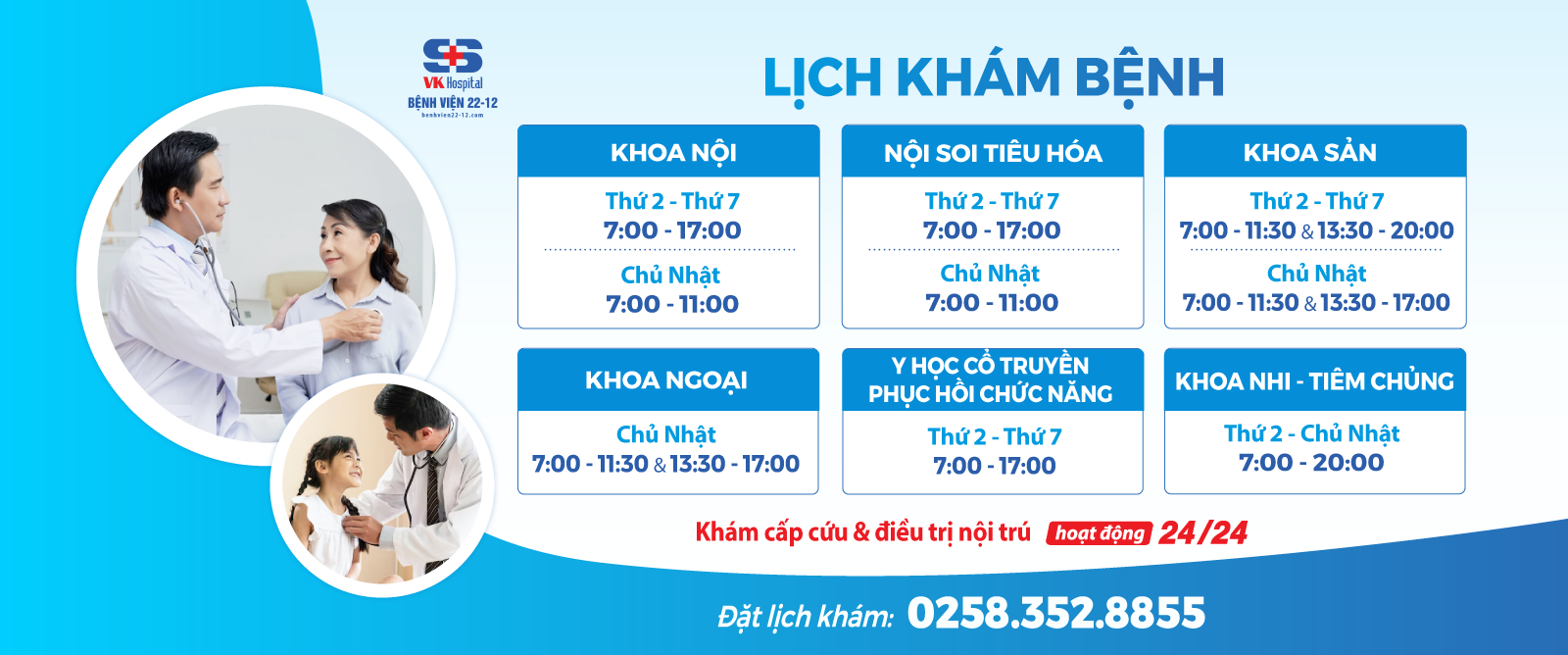 Khám Ngoài Giờ - Linh hoạt thời gian, an tâm chăm sóc sức khỏe