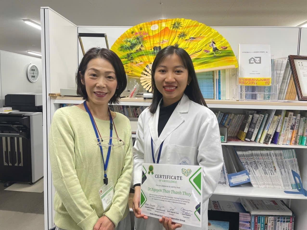 Bệnh viện 22-12 tham gia chương trình trao đổi - đào tạo kỹ thuật nội soi tiêu hóa chuyên sâu tại Nhật Bản