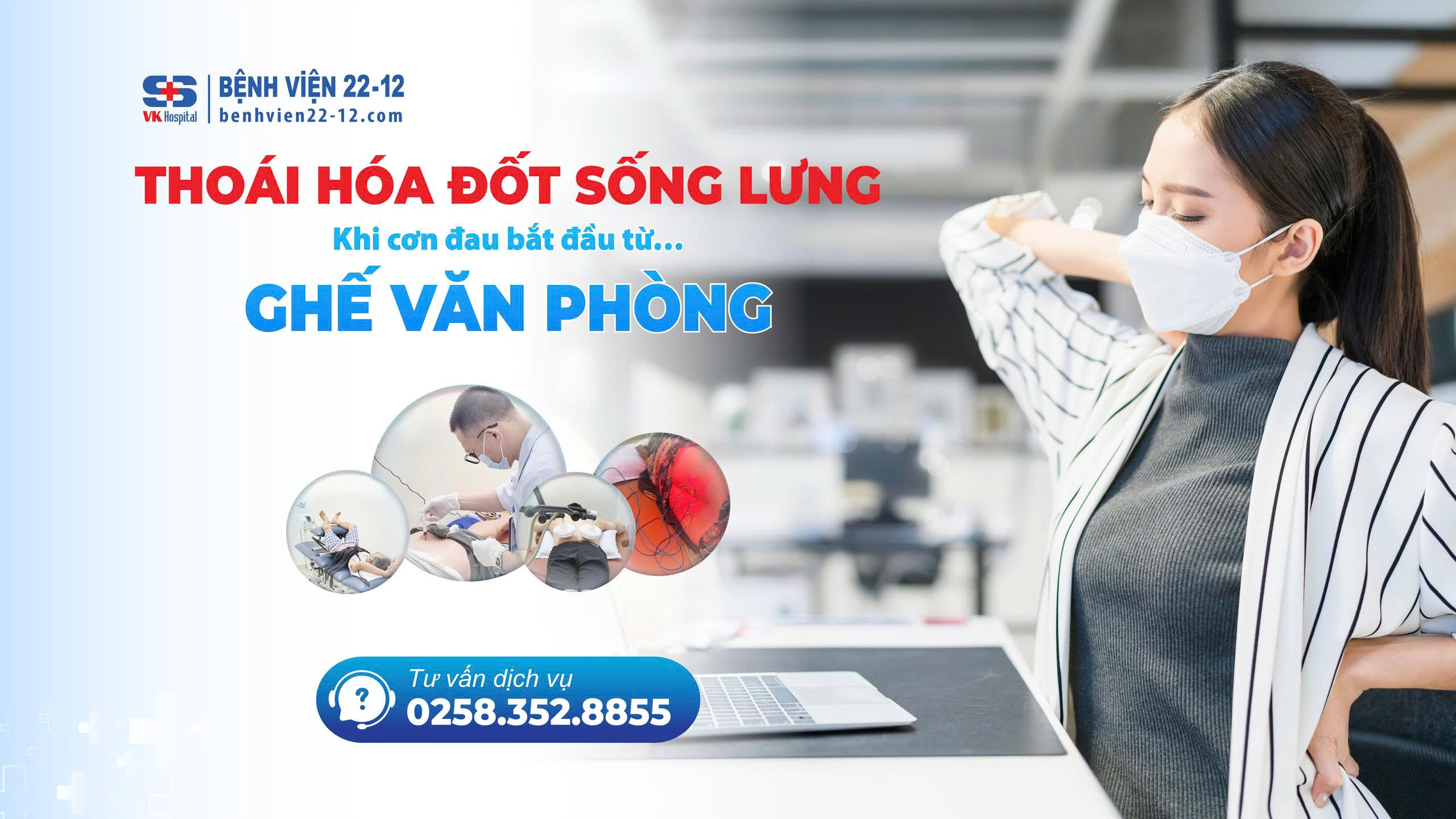 Bệnh viện 22-12 | Thoái hóa đốt sống lưng Bệnh viện 22-12 | Thoái hóa đốt sống lưng